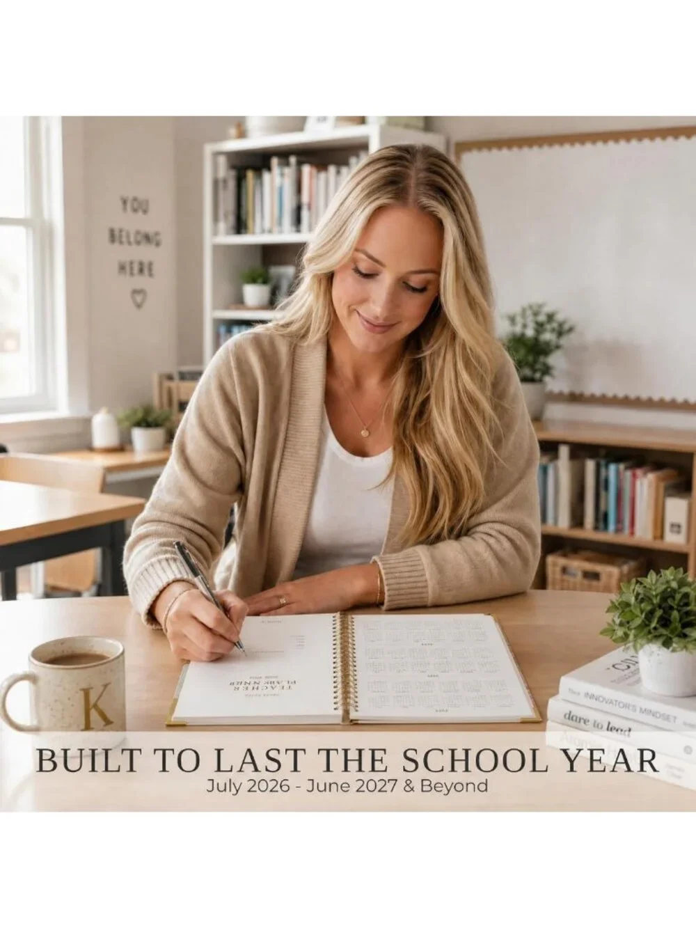 Aesthetic Teacher Planner 2026-2027 | 8.5